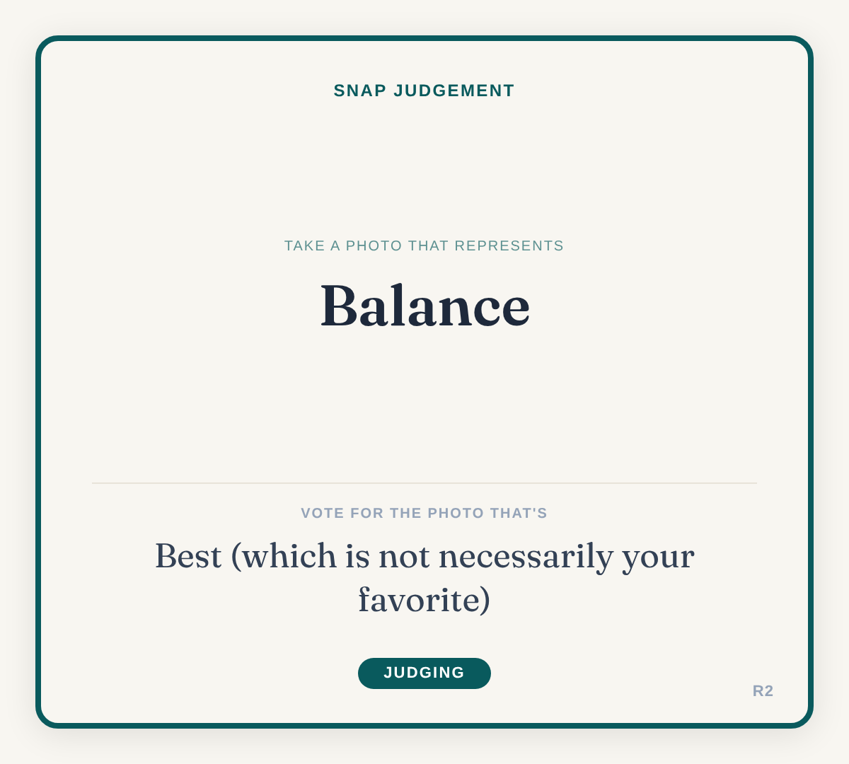 Balance